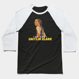 The Goat Caitlin Clark Baseball T-Shirt